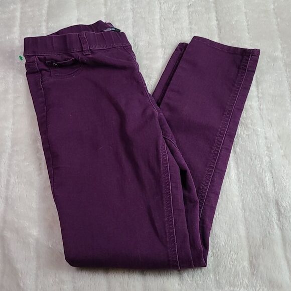 Jordache Purple Jegging Girls XL 14-16 Stretch Denim Legging School Pants - Picture 4 of 7